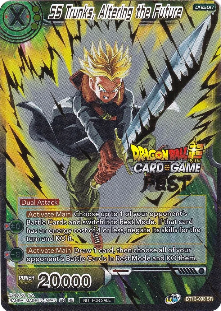 SS Trunks, Altering the Future (Card Game Fest 2022)