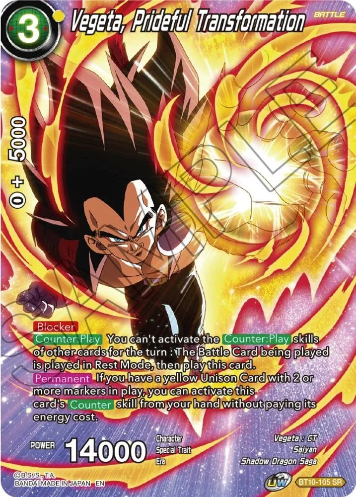 Vegeta, Prideful Transformation