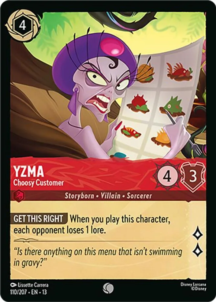 Yzma - Choosy Customer