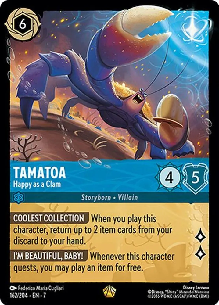 Tamatoa - Happy as a Clam