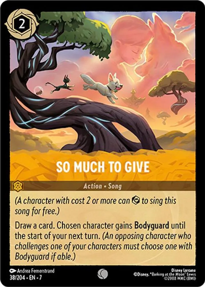 So Much to Give