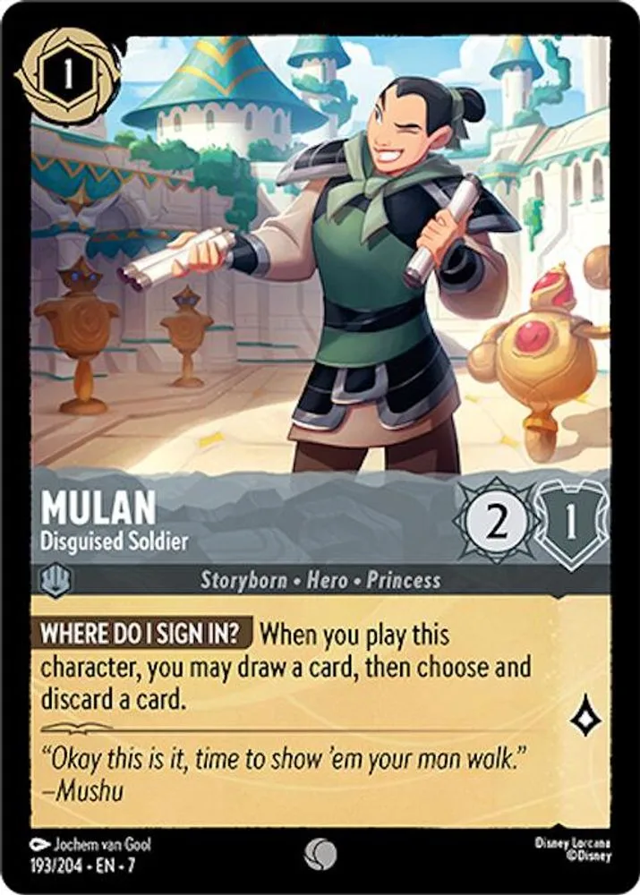 Mulan - Disguised Soldier