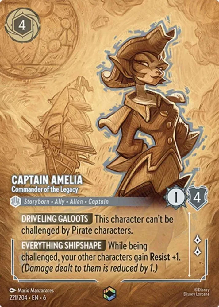 Captain Amelia - Commander of the Legacy (Enchanted)