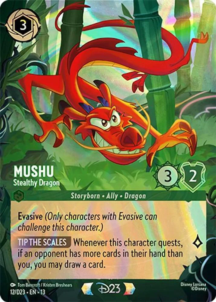 Mushu - Stealthy Dragon