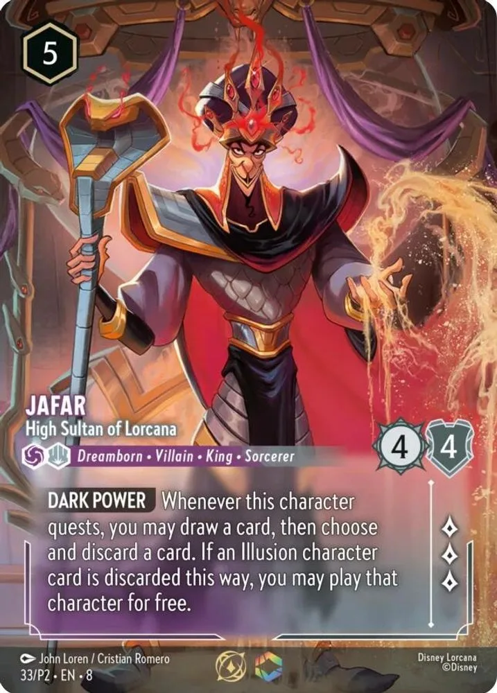 Jafar - High Sultan of Lorcana (Store Championship)