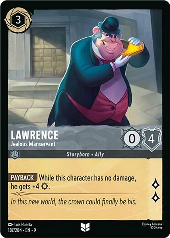 Lawrence - Jealous Manservant