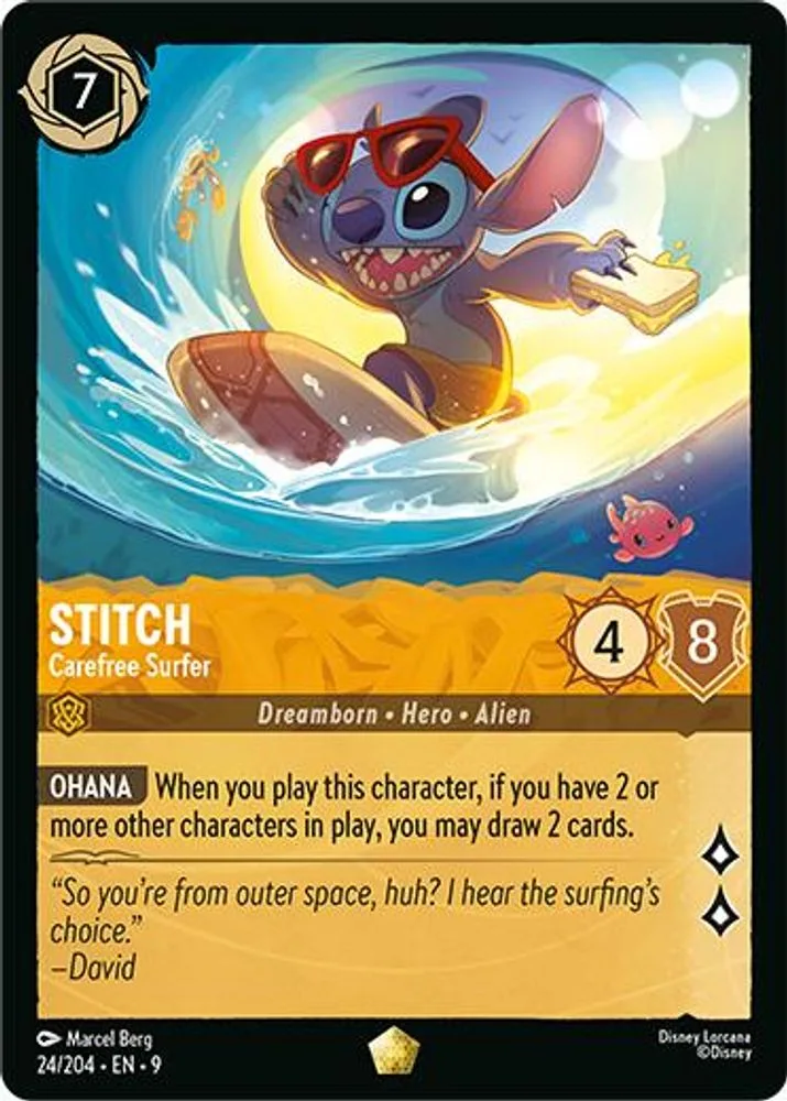 Stitch - Carefree Surfer