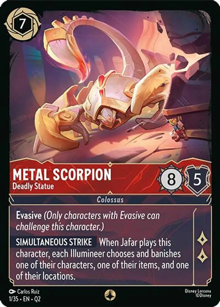 Metal Scorpion - Deadly Statue