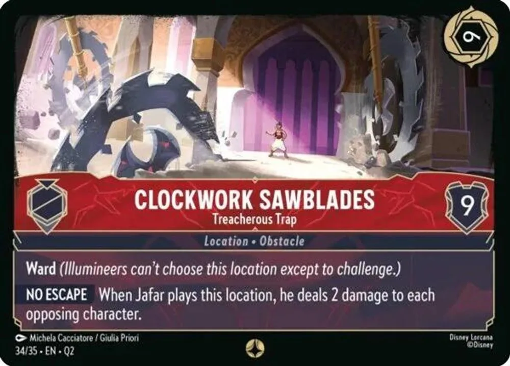 Clockwork Sawblades - Treacherous Trap