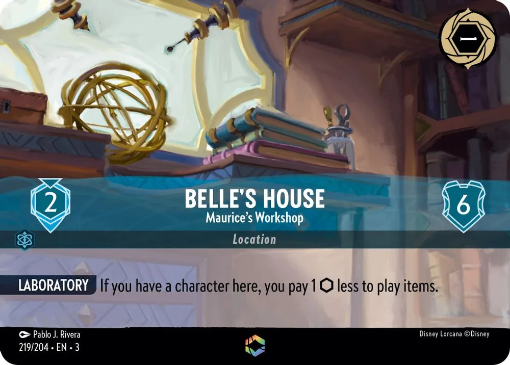 Belle's House - Maurice's Workshop (Enchanted)