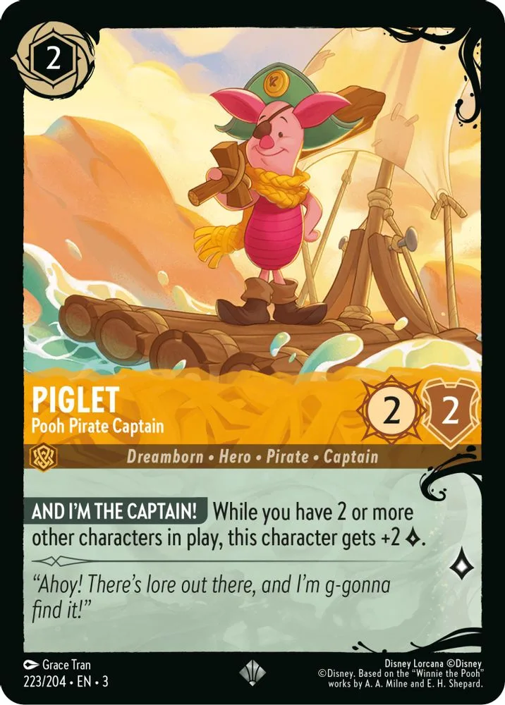 Piglet - Pooh Pirate Captain (Piglet - Pooh Pirate Captain · 223/204)
