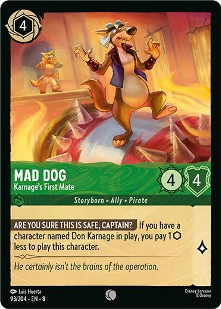 Mad Dog - Karnage's First Mate