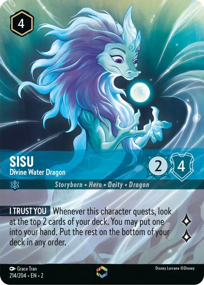 Sisu - Divine Water Dragon (Enchanted)