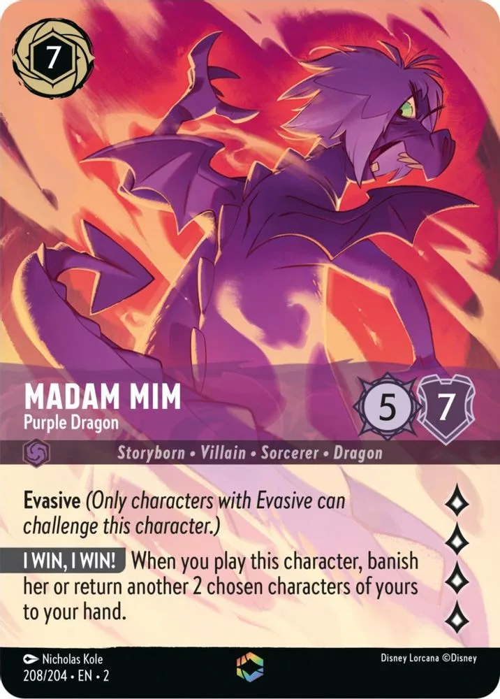 Madam Mim - Purple Dragon (Enchanted)