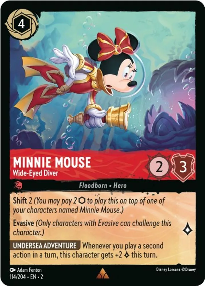 Minnie Mouse - Wide-Eyed Diver