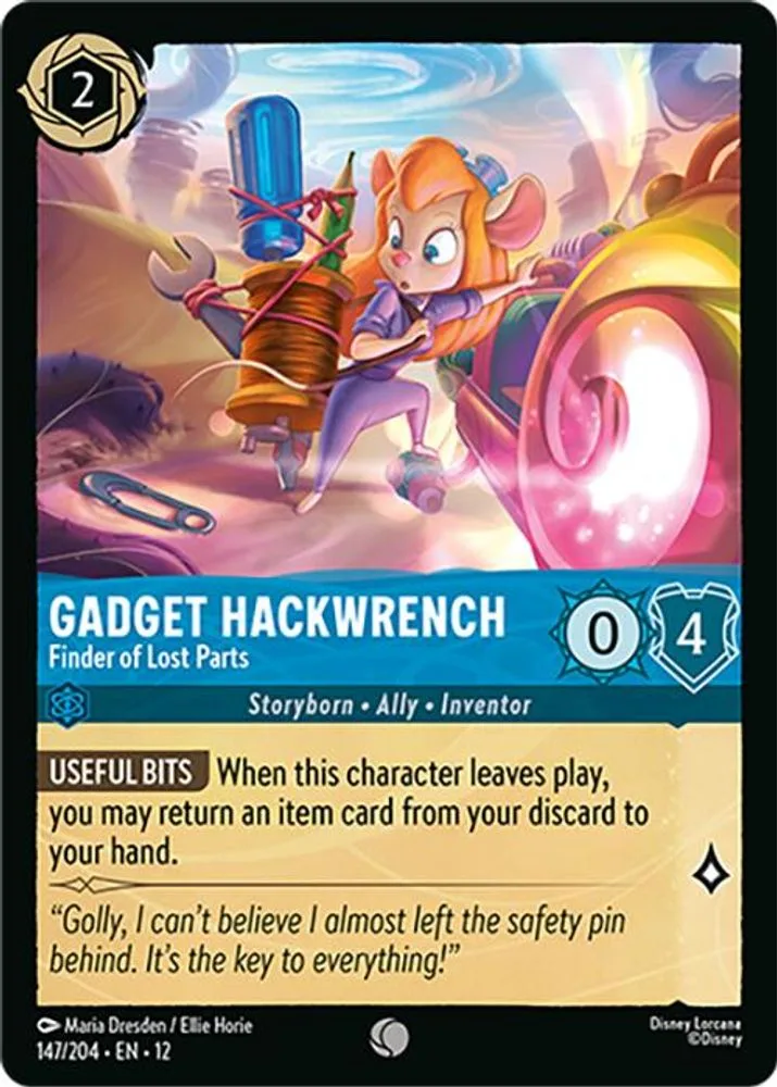 Gadget Hackwrench - Finder of Lost Parts