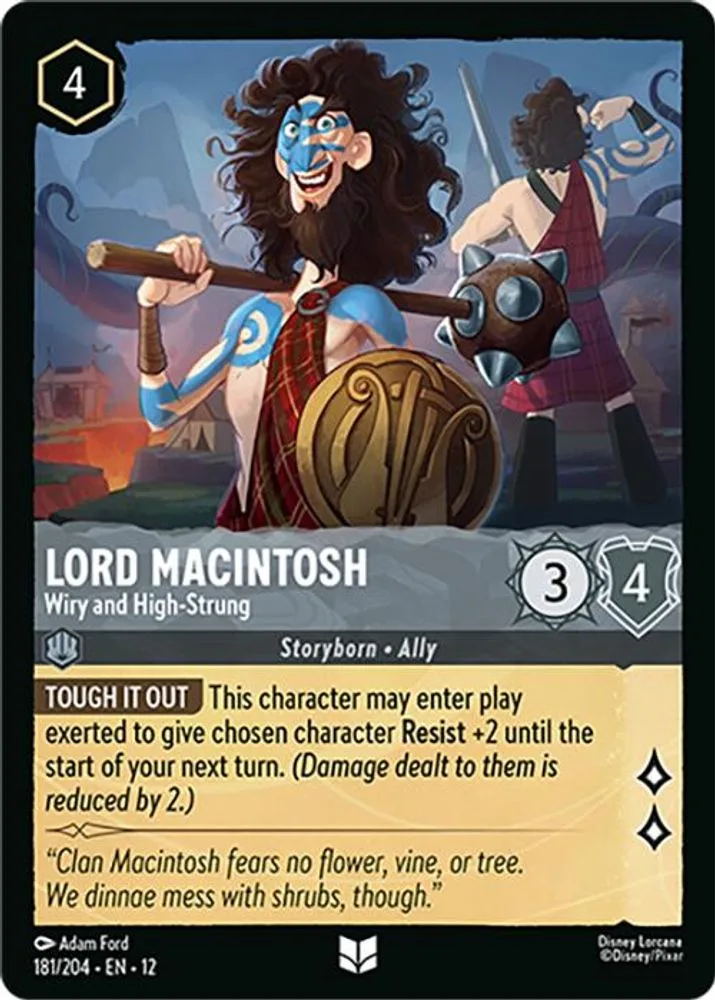 Lord Macintosh - Wiry and High-Strung