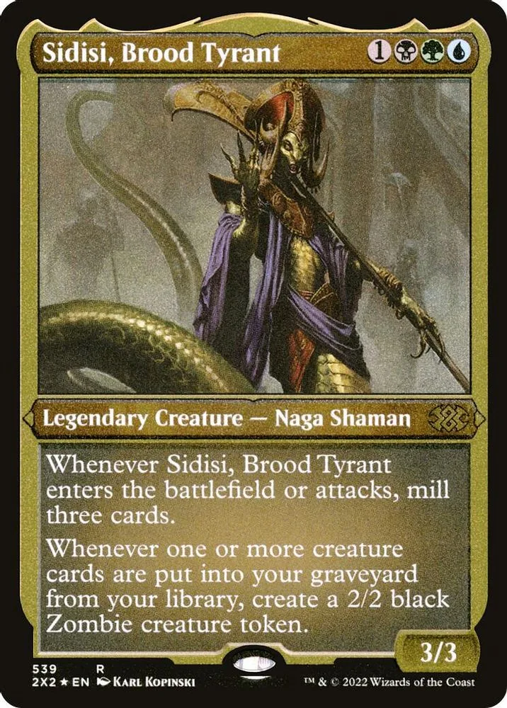 Sidisi, Brood Tyrant (Foil Etched)