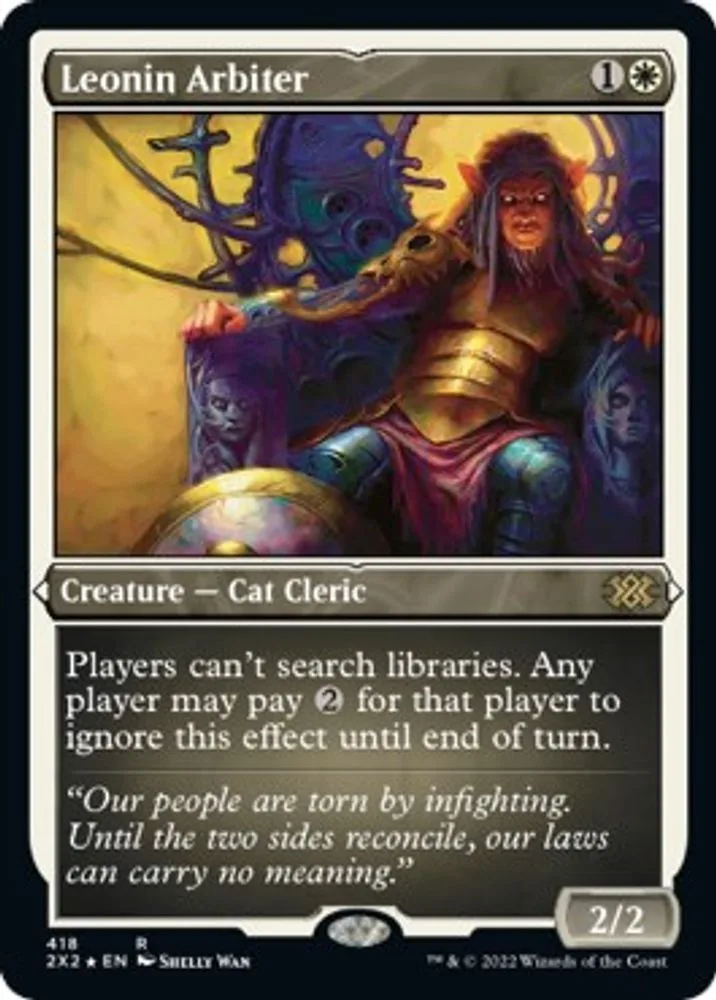 Leonin Arbiter (Foil Etched)