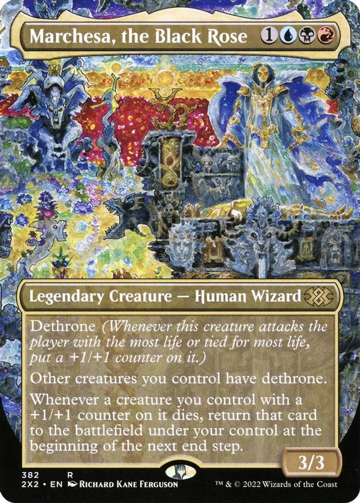 Marchesa, the Black Rose (Borderless)