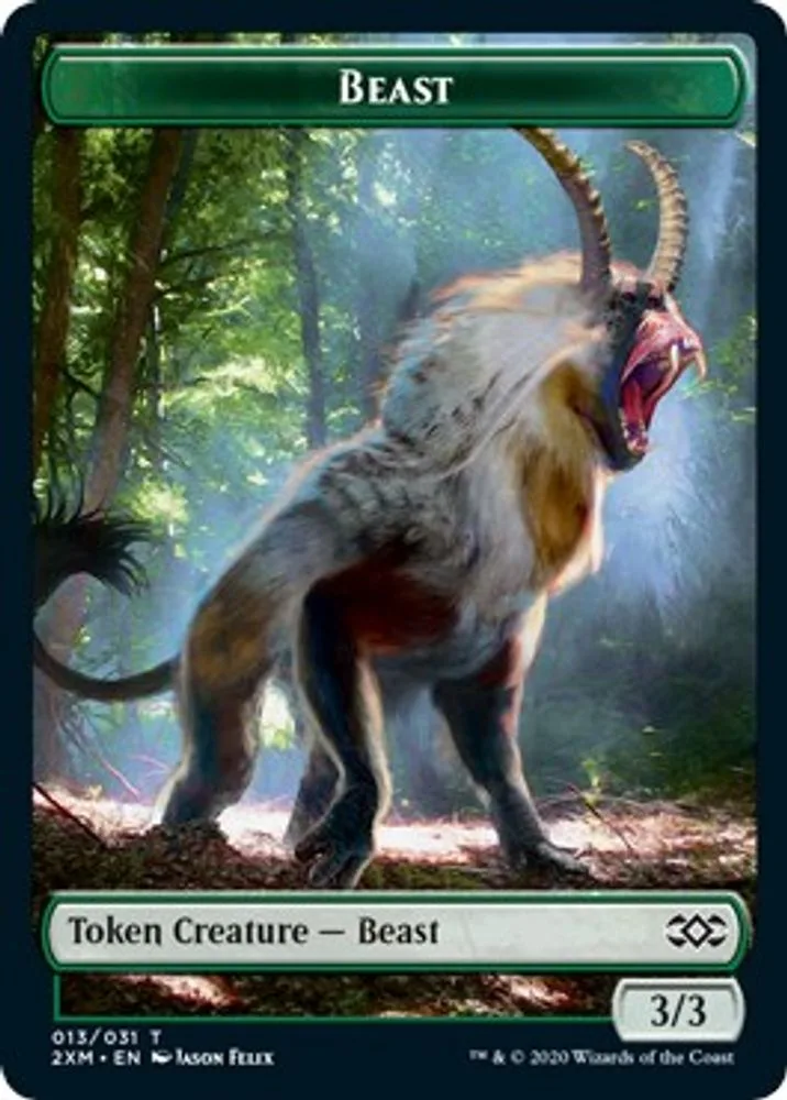 Beast // Soldier Double-Sided Token