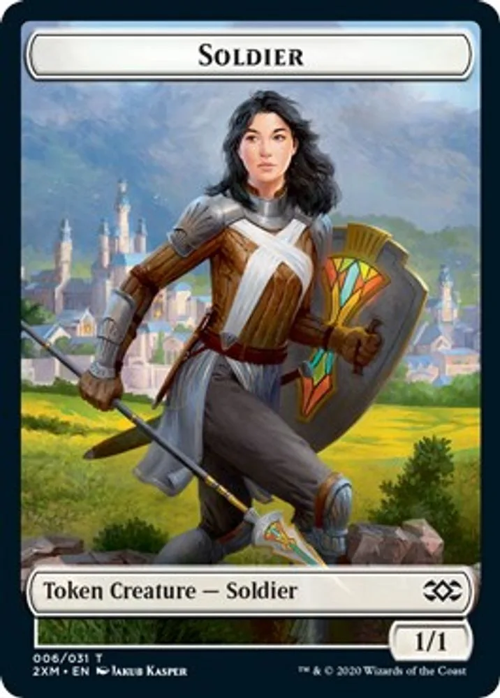 Soldier // Squirrel Double-Sided Token