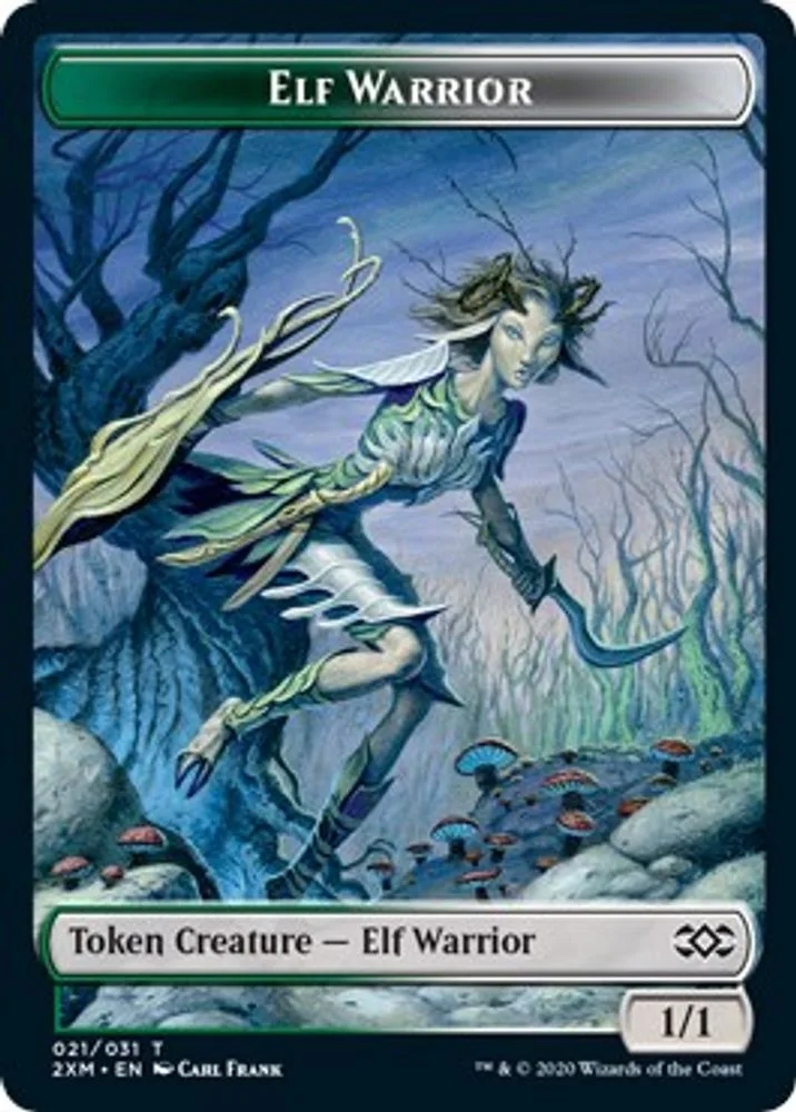 Elf Warrior // Germ Double-Sided Token