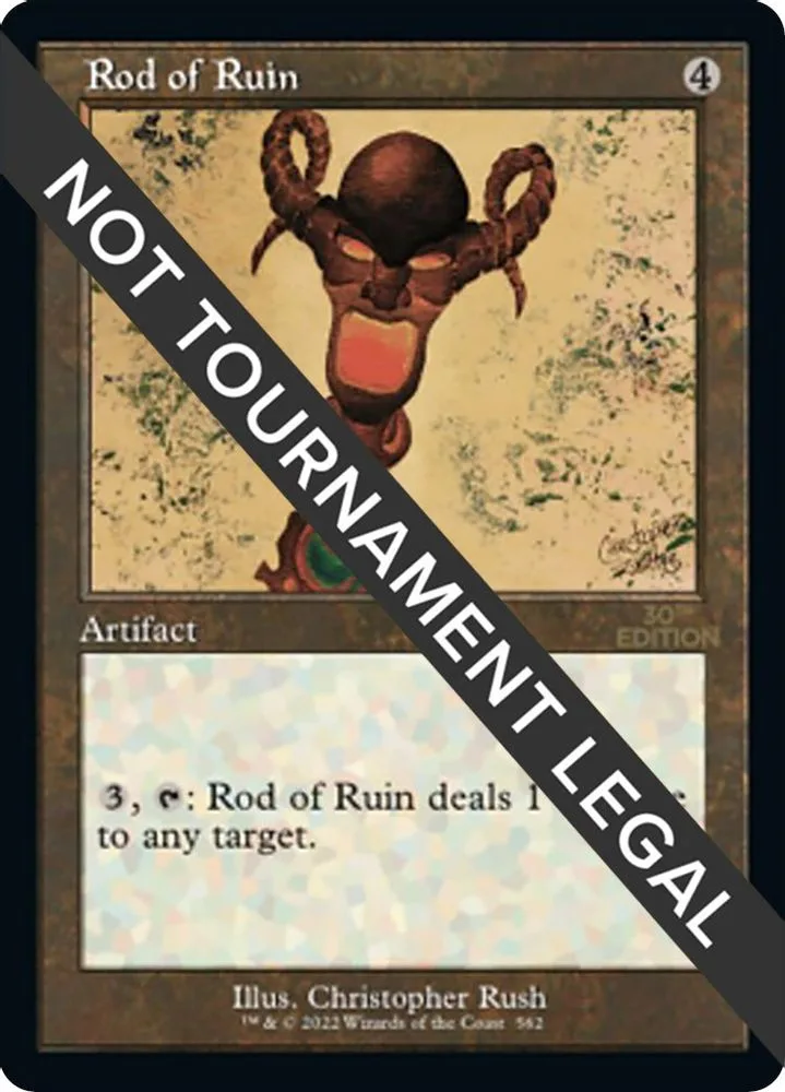 Rod of Ruin (Retro Frame)