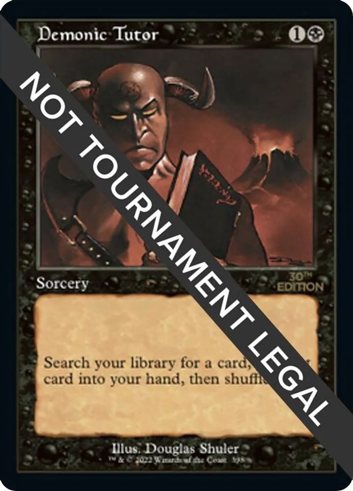 Demonic Tutor (Retro Frame)