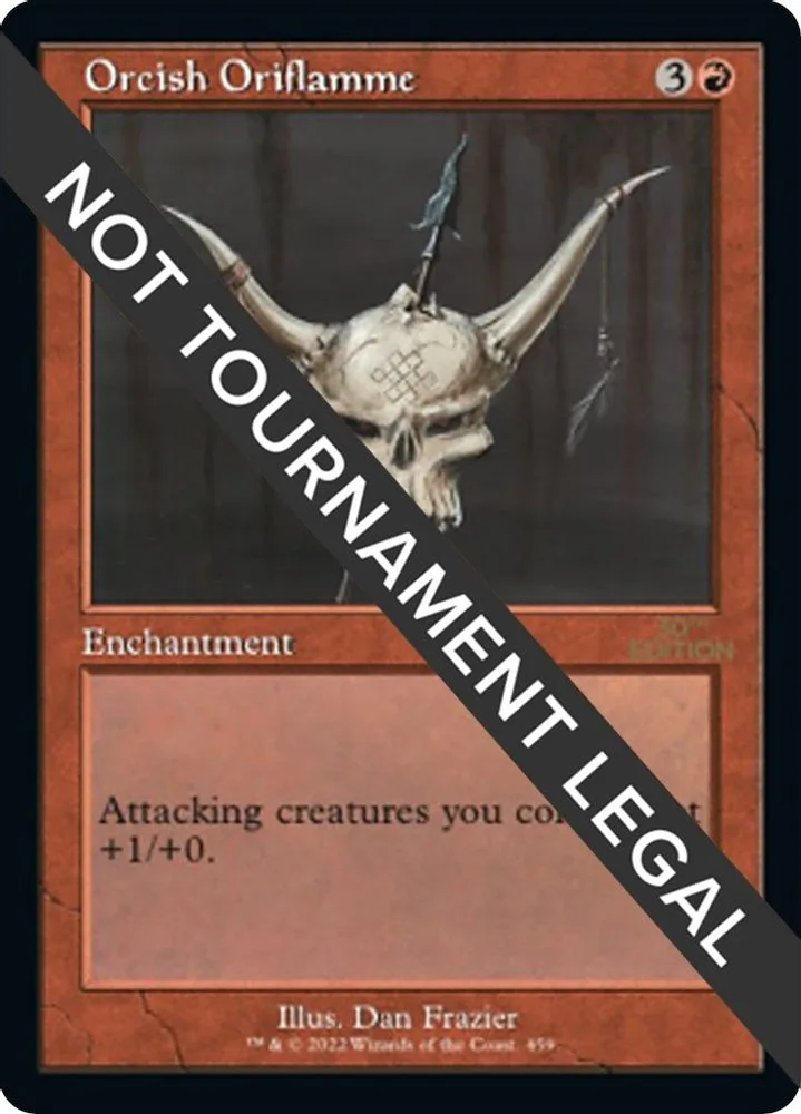 Orcish Oriflamme (Retro Frame)