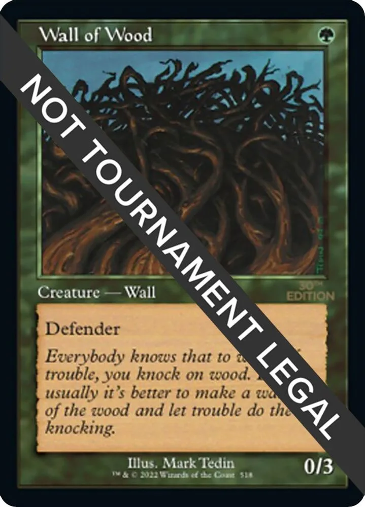 Wall of Wood (Retro Frame)