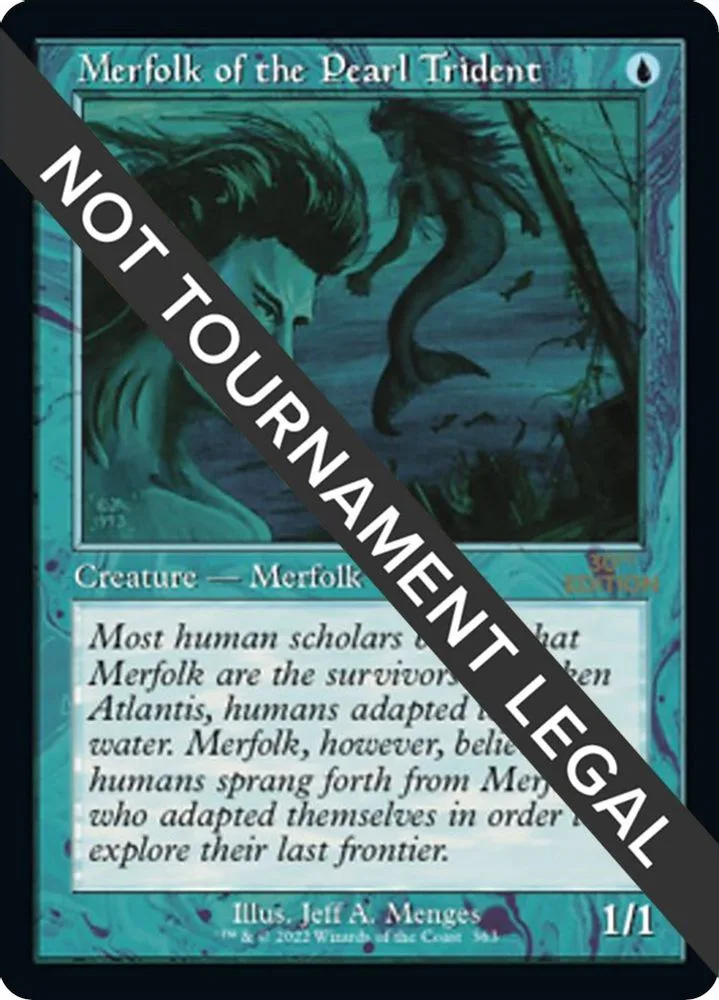 Merfolk of the Pearl Trident (Retro Frame)