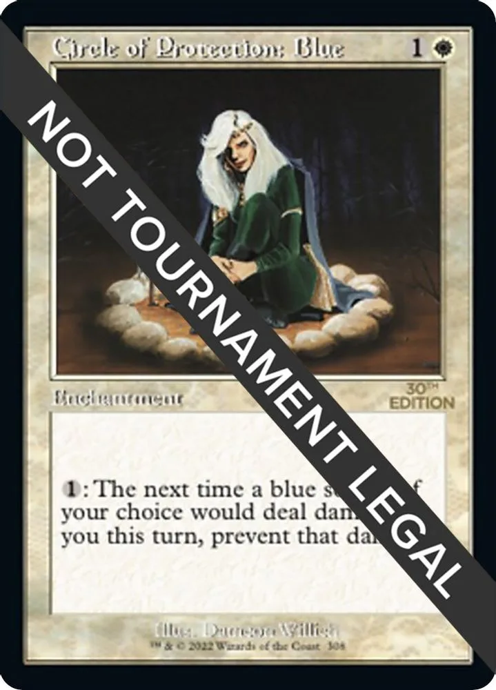 Circle of Protection: Blue (Retro Frame)