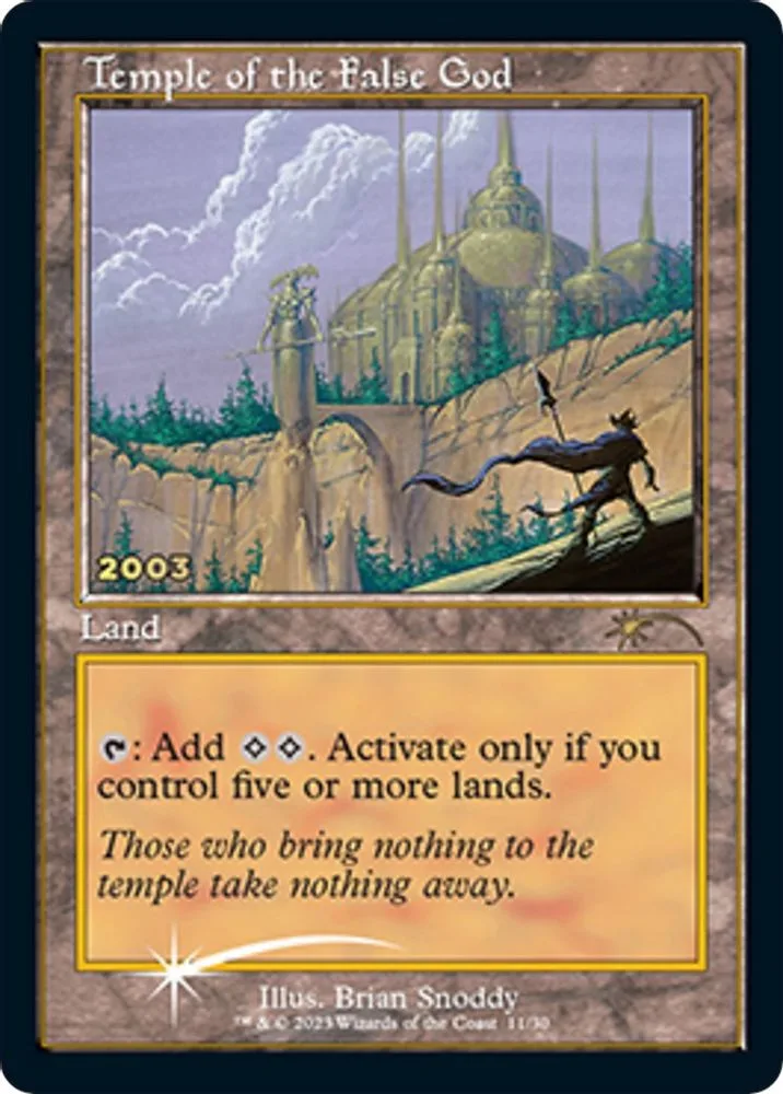 Temple of the False God