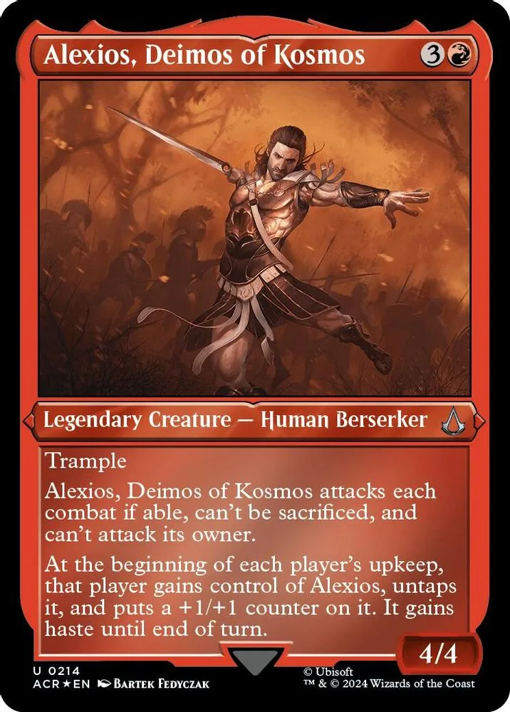 Alexios, Deimos of Kosmos (Foil Etched)