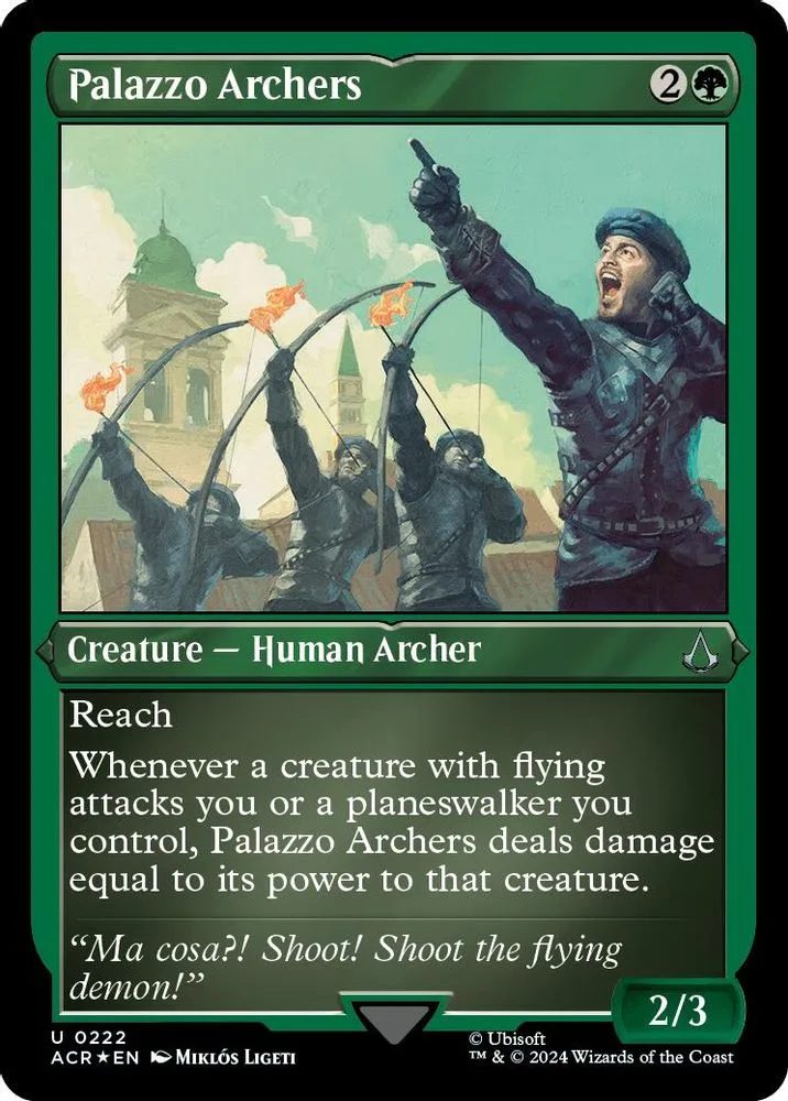 Palazzo Archers (Foil Etched)