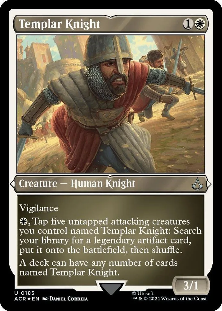 Templar Knight (Foil Etched)