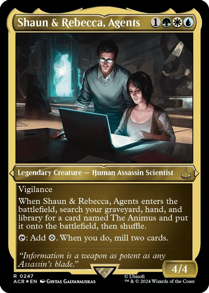 Shaun & Rebecca, Agents (Foil Etched)