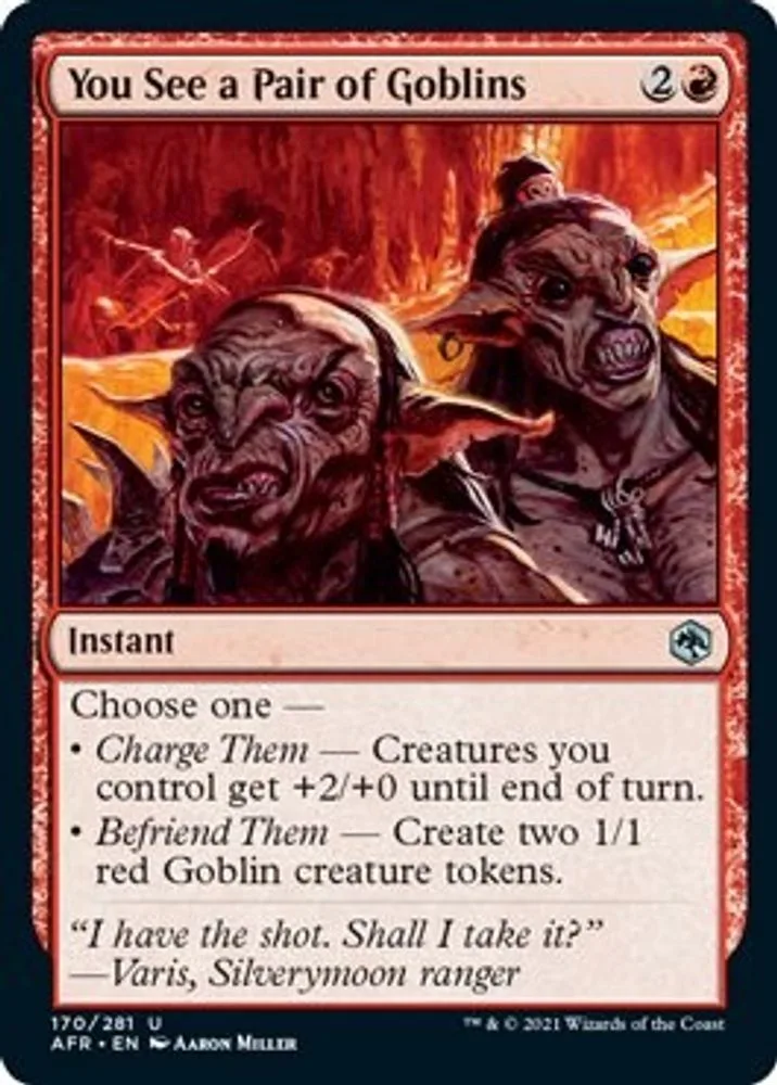 You See a Pair of Goblins