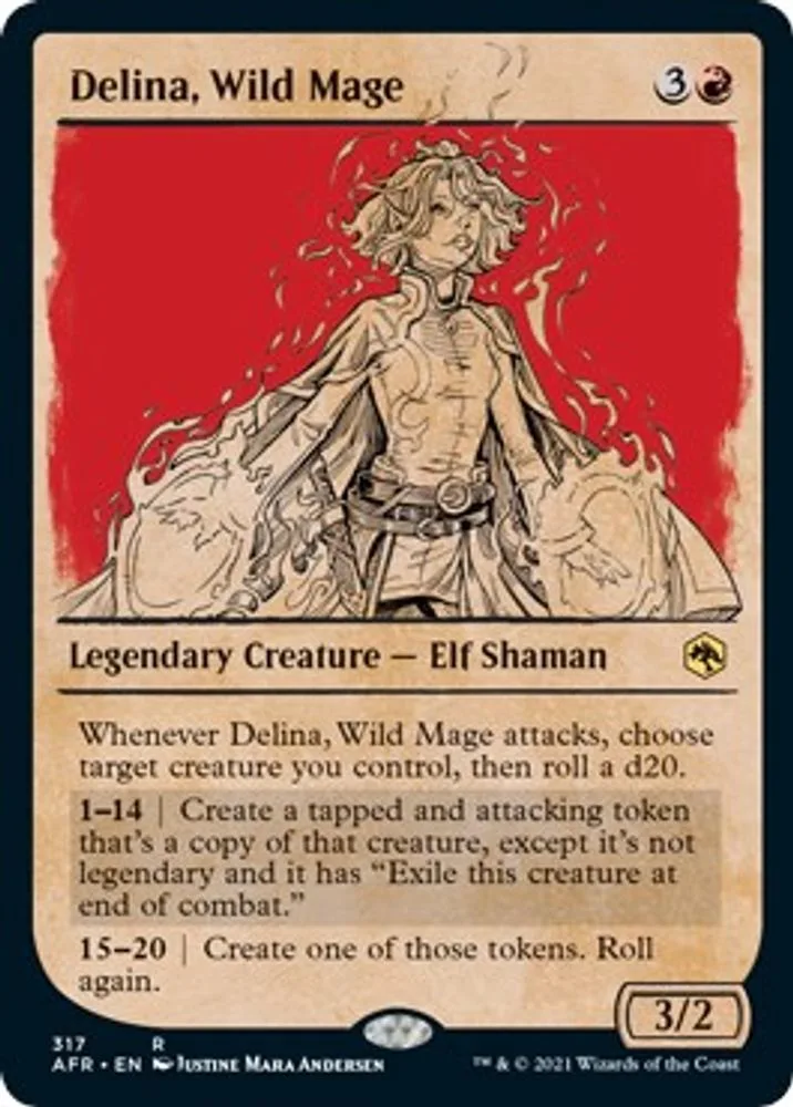Delina, Wild Mage (Showcase)