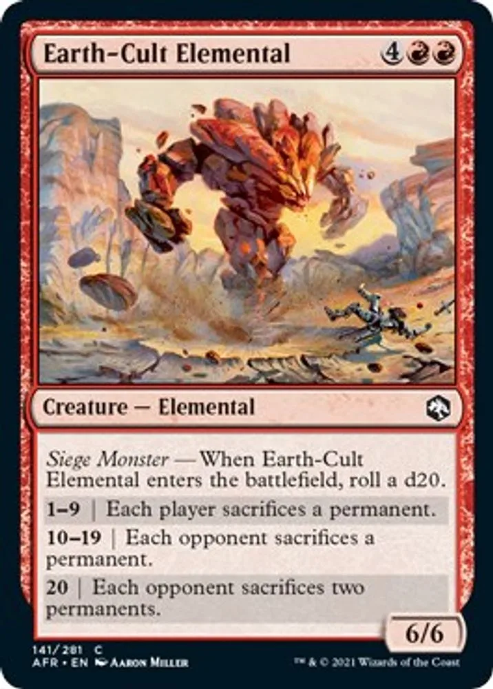 Earth-Cult Elemental