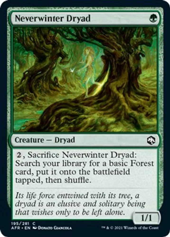 Neverwinter Dryad