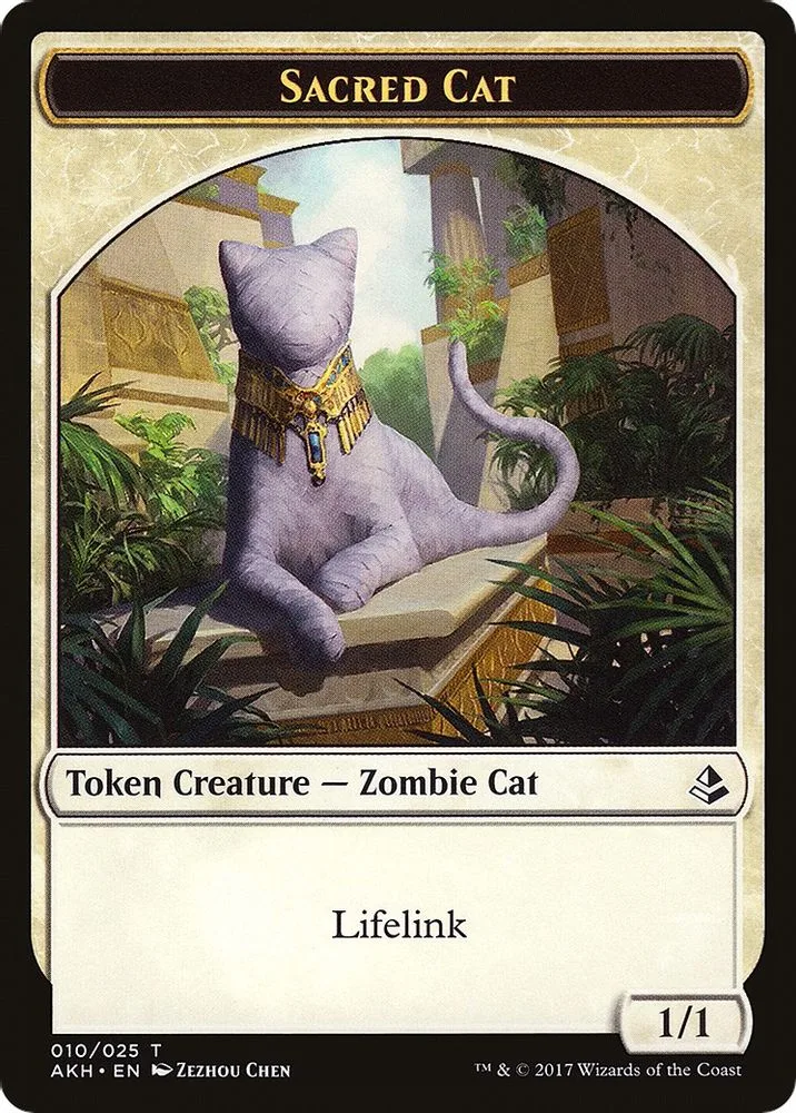 Sacred Cat // Insect Double-Sided Token