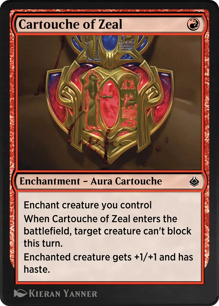Cartouche of Zeal