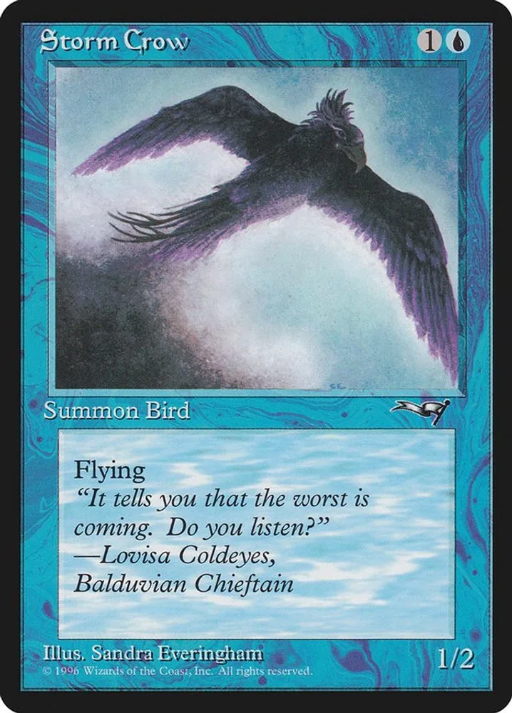Storm Crow (Flying Right)