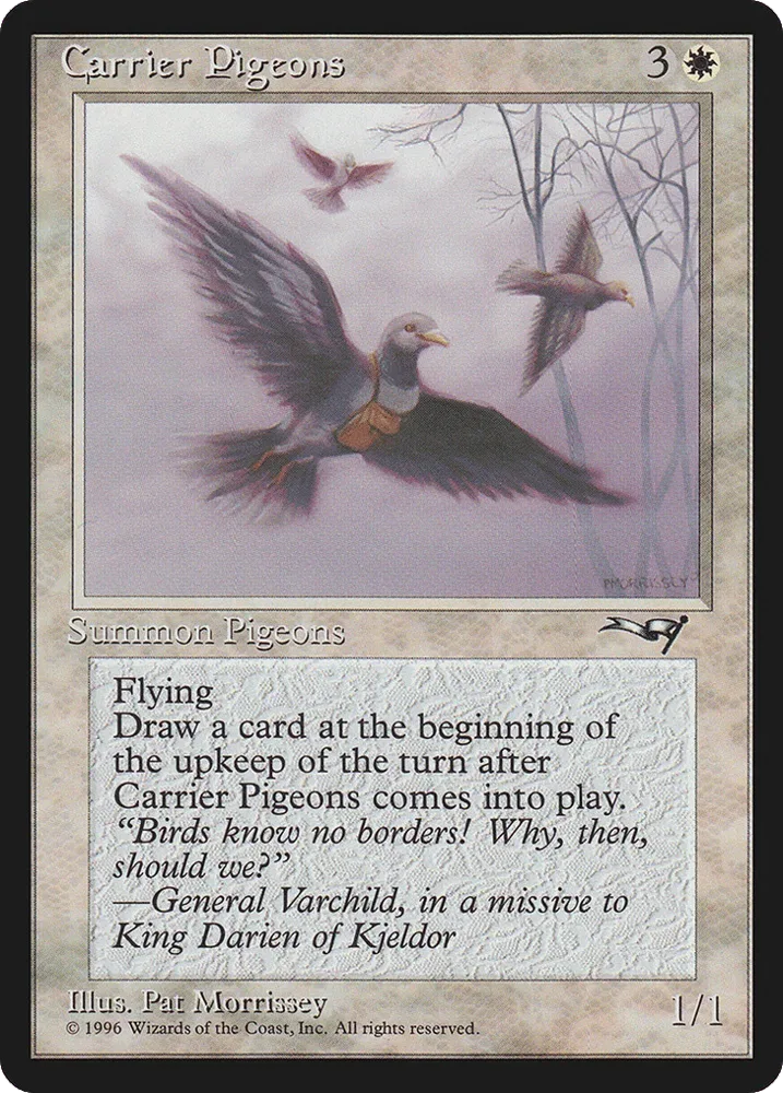 Carrier Pigeons