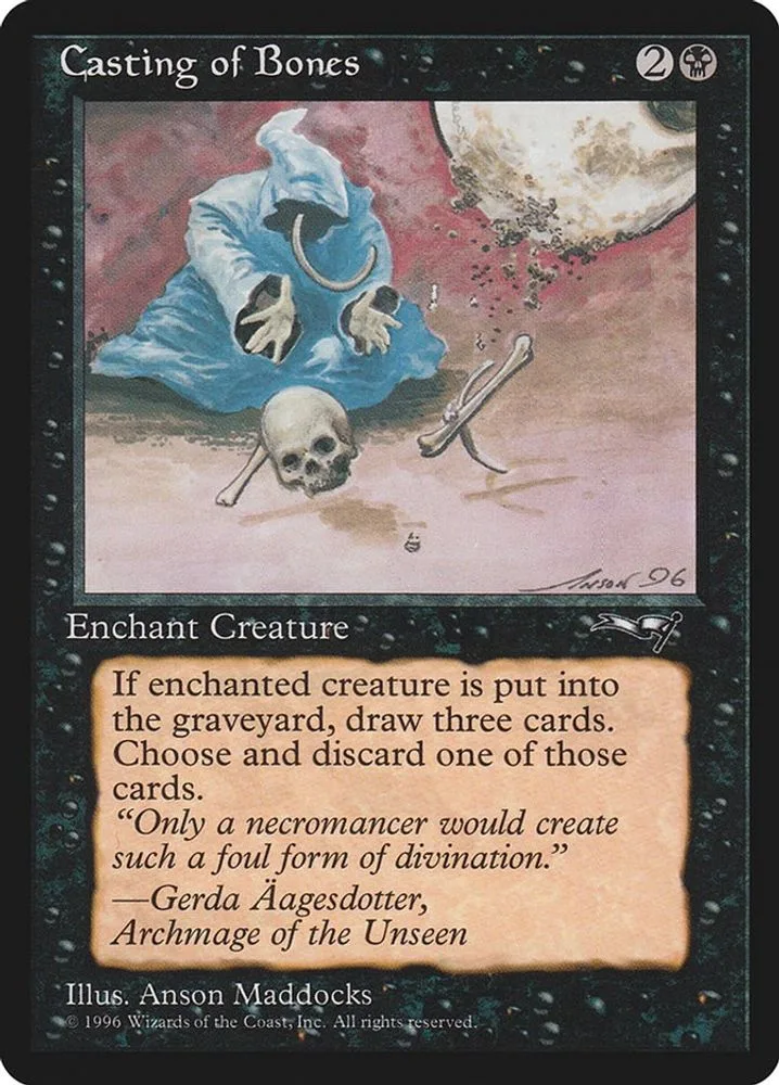 Casting of Bones (Hooded Figure)