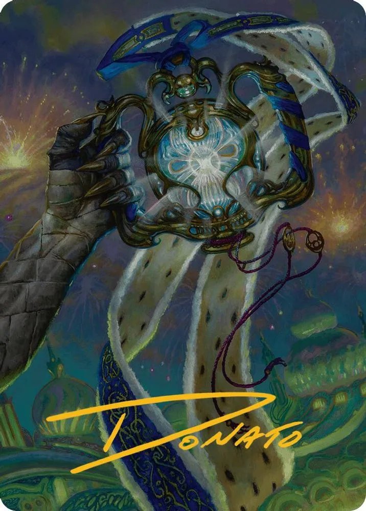 The Aetherspark Art Card (Gold-Stamped Signature)