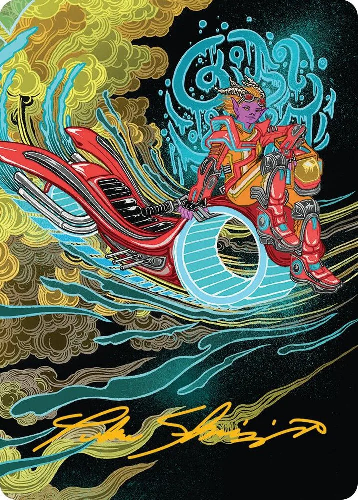 Cloudspire Skycycle Art Card (Gold-Stamped Signature)