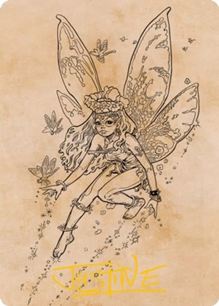 Pixie Guide (Showcase) Art Card (Gold-Stamped Signature)